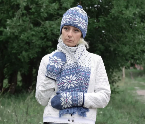 Blue Nordic Hat - Image 3